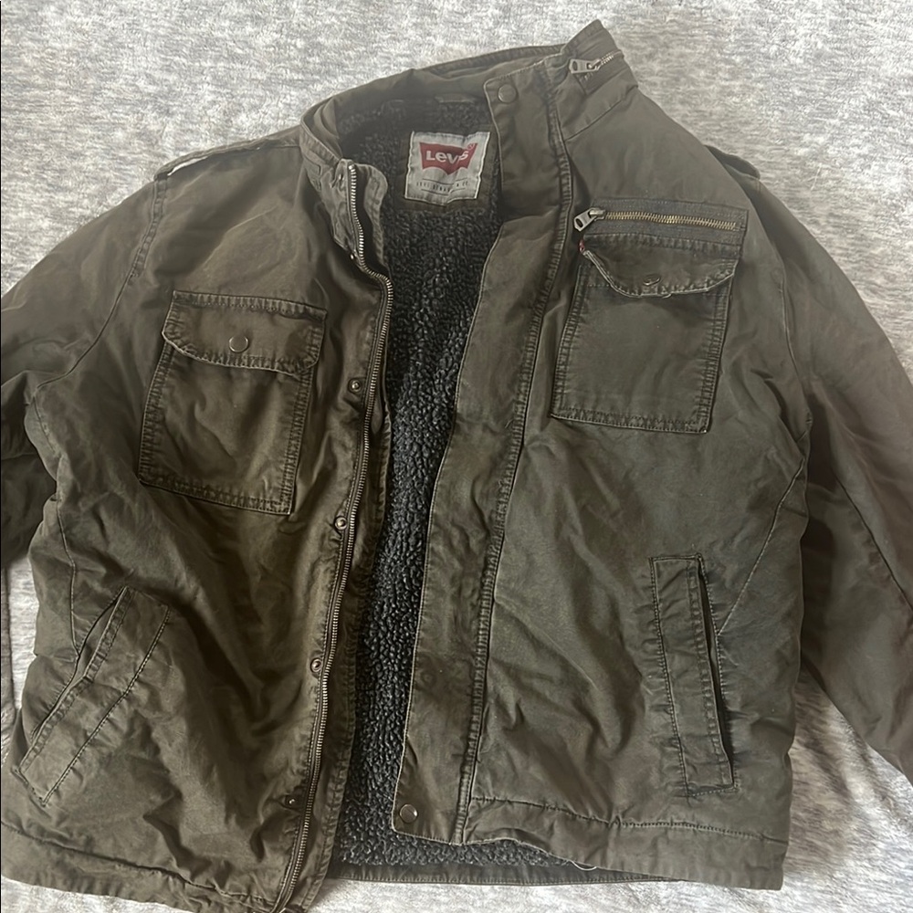 Levi's Green Military Field Jacket